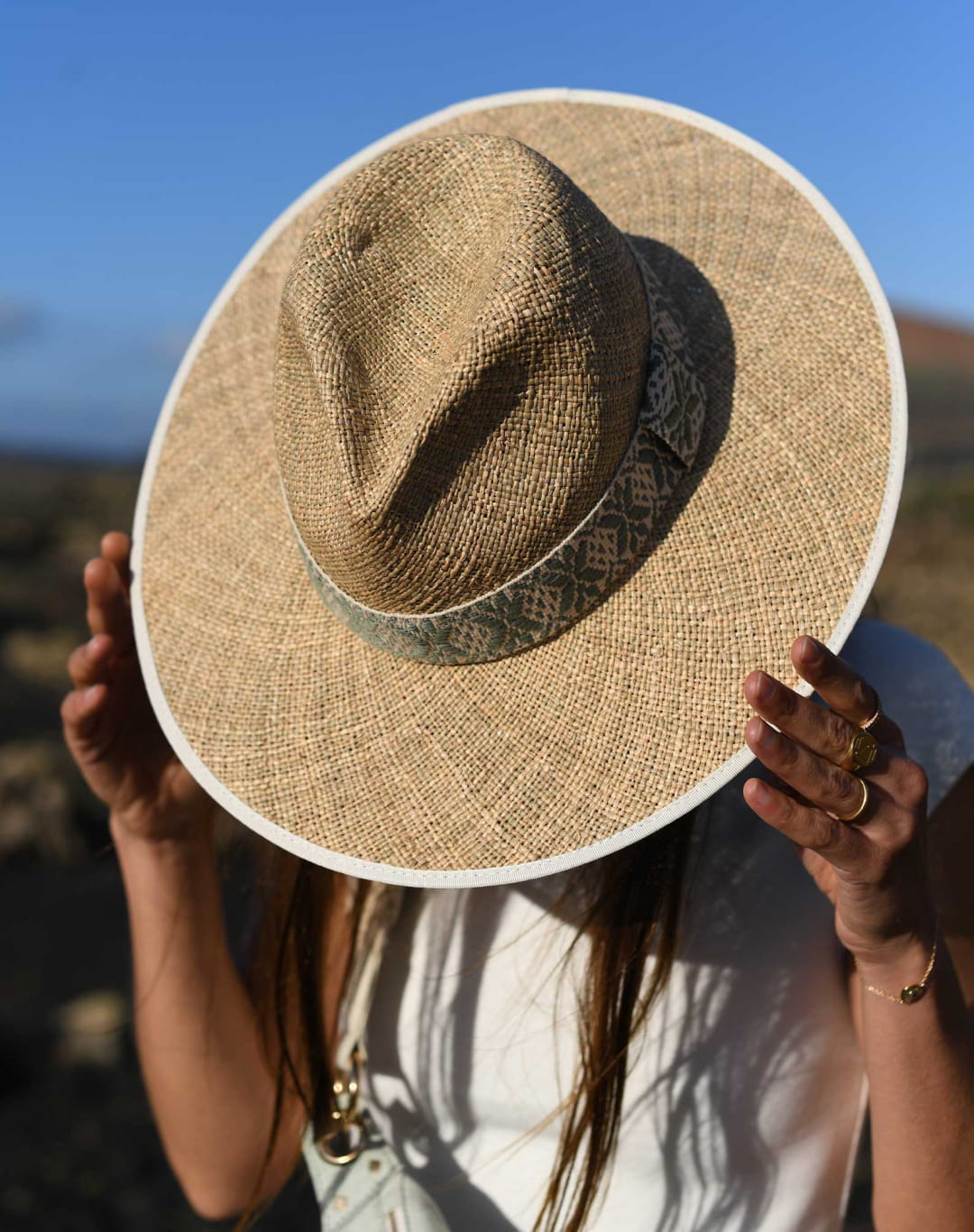 Chapeau Panama En Paille Pour Homme/femme - Bord Large, Réglable (56-58cm), Pliable - Printemps/été - 12