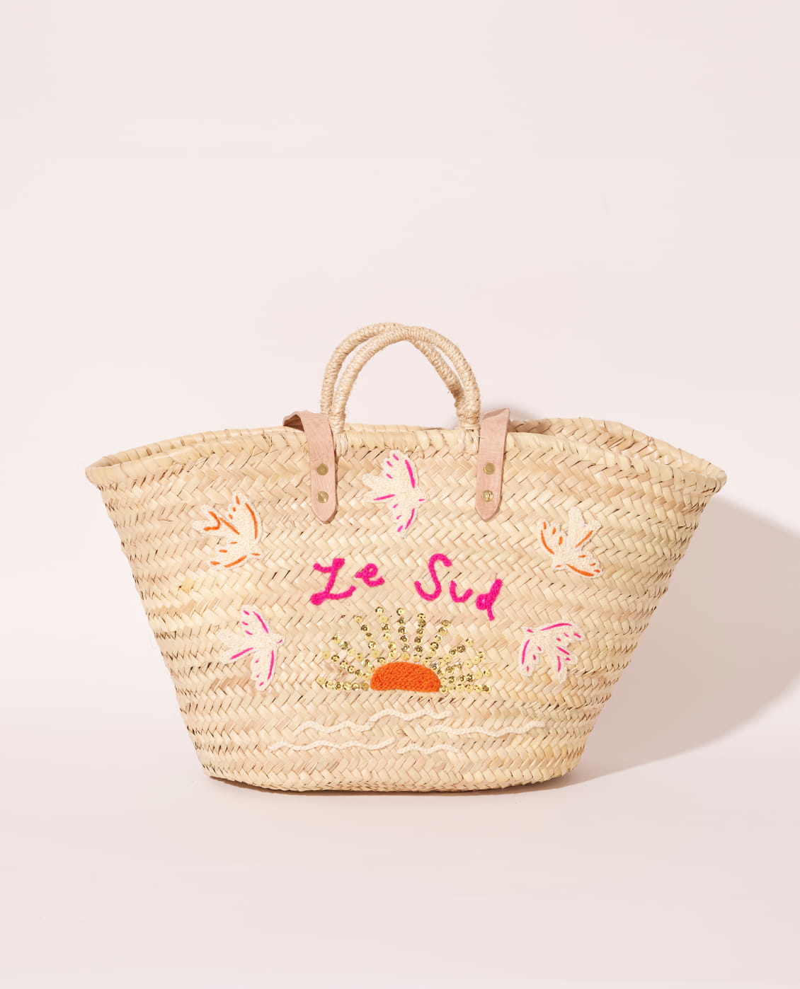Rose all day straw bag new arrivals