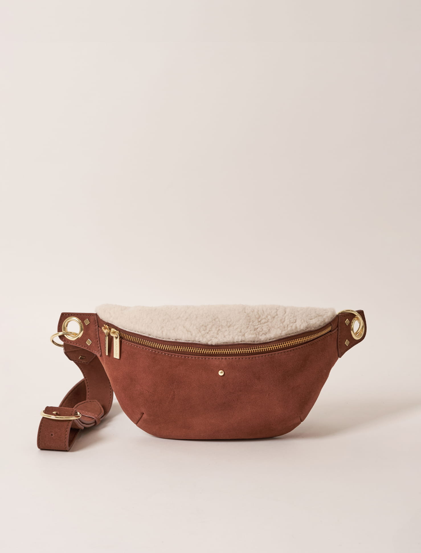 Suede fanny pack new arrivals