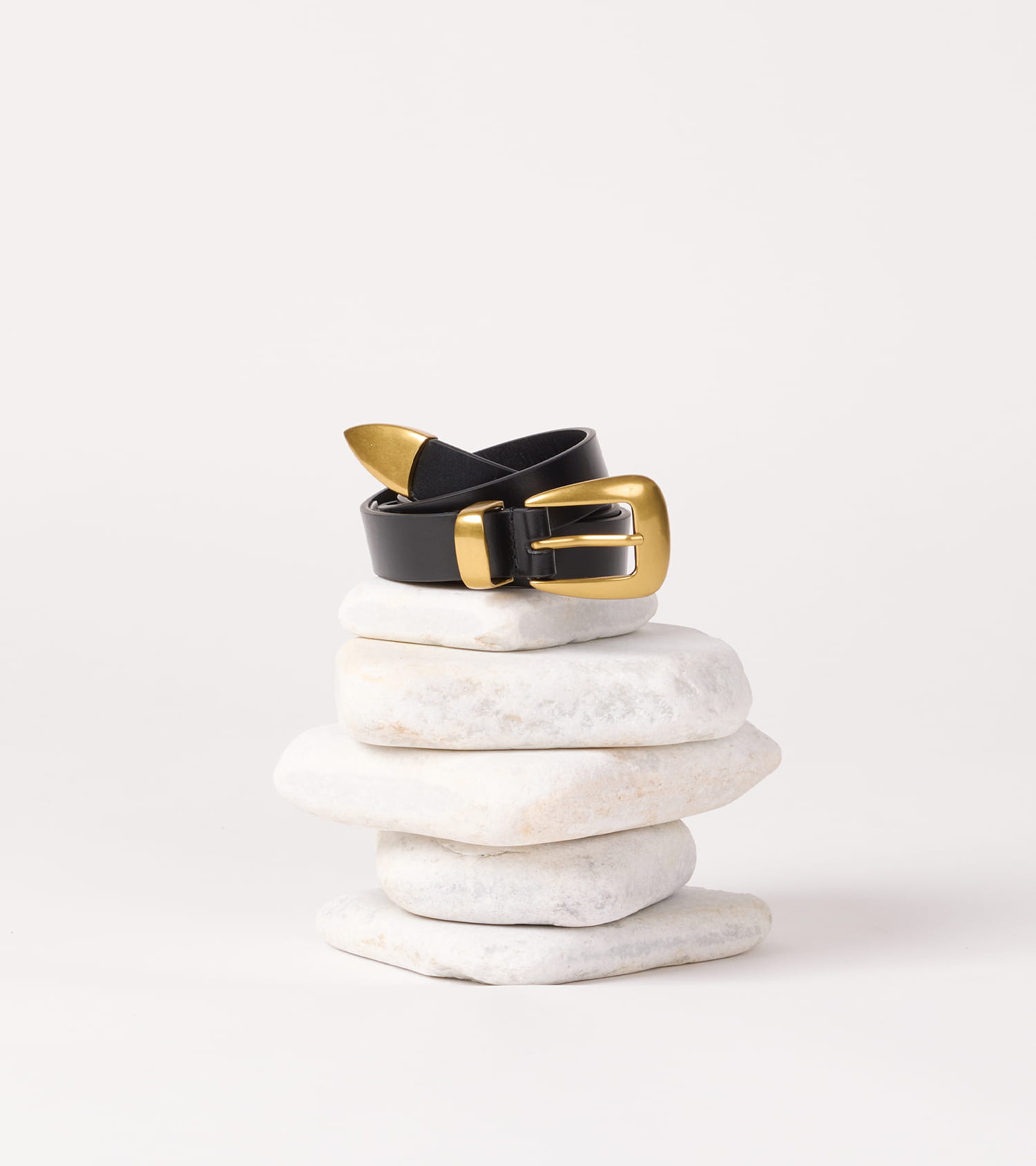 ceinture en cuir recyclé pour femme