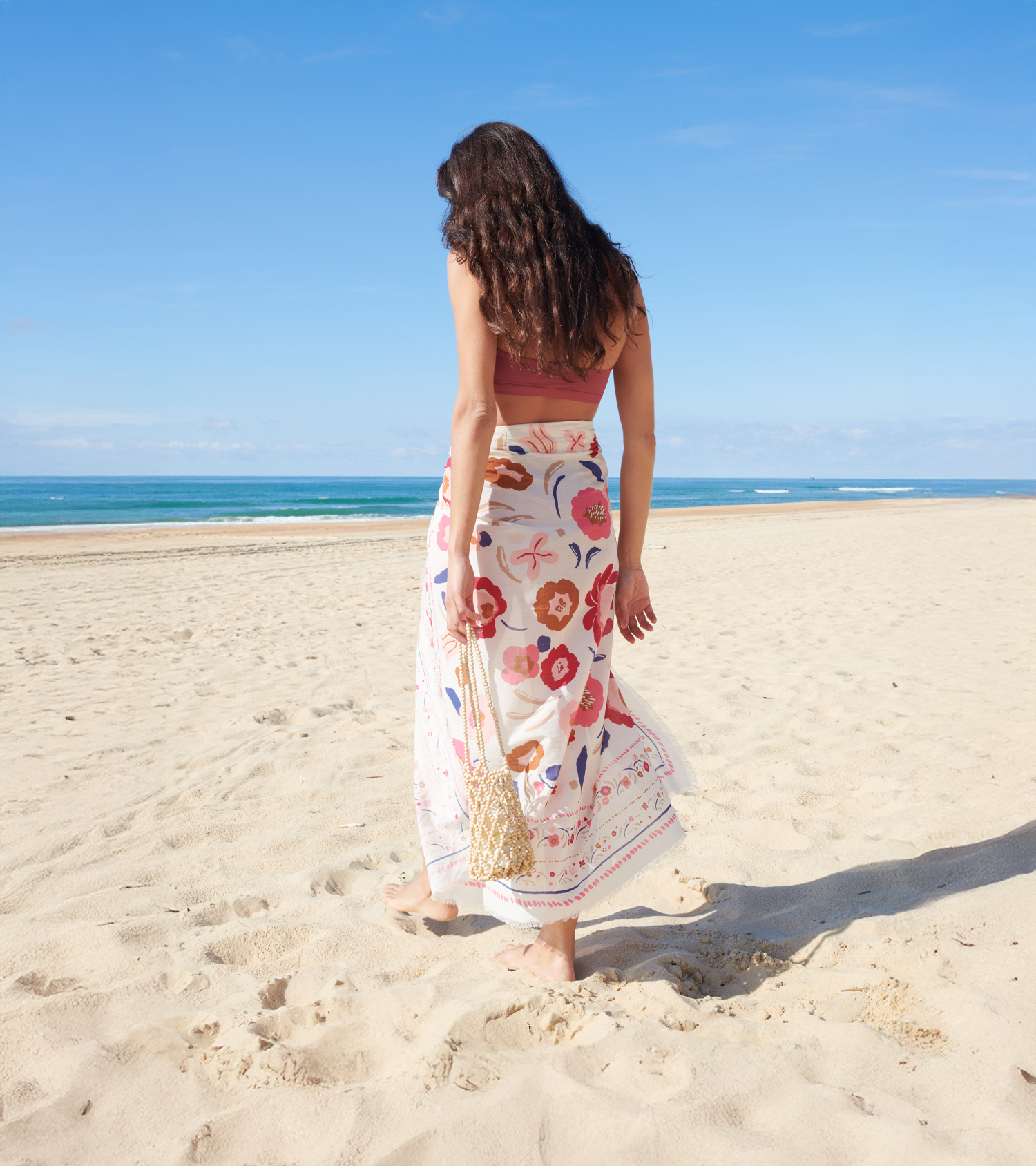 bohemian cotton scarf for women