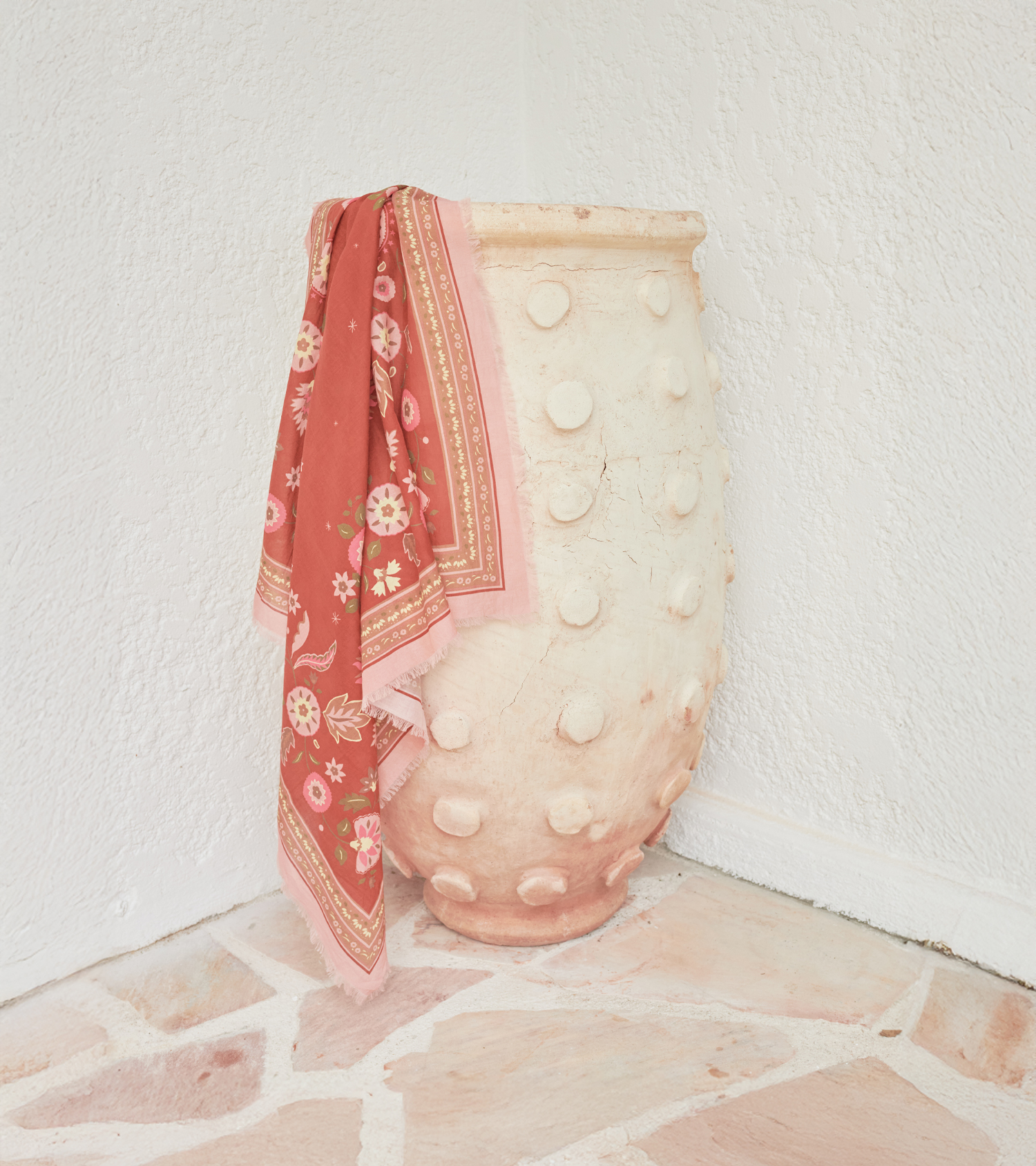 foulard bohème en coton pour femme