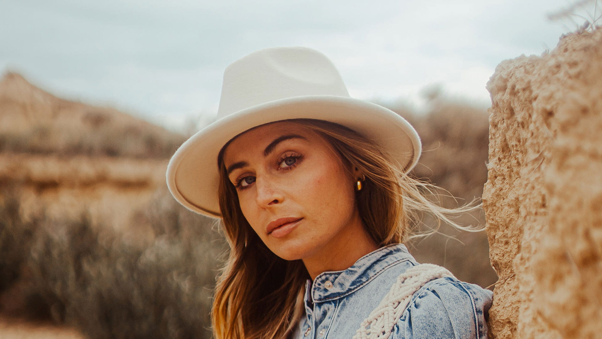 panama feutre blanc pour femme