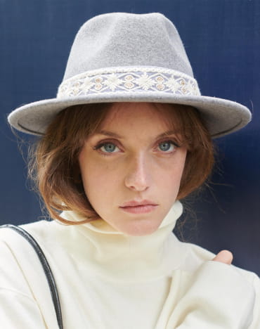 Jim Geometric Heather Grey