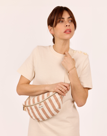Nicole Striped Pink