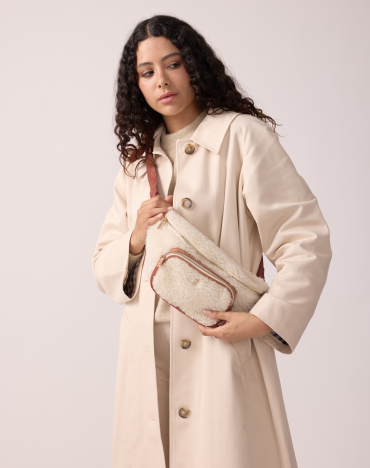 Nicoletta Cognac Sherpa