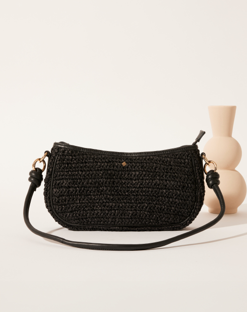 Scarlett Black Raphia