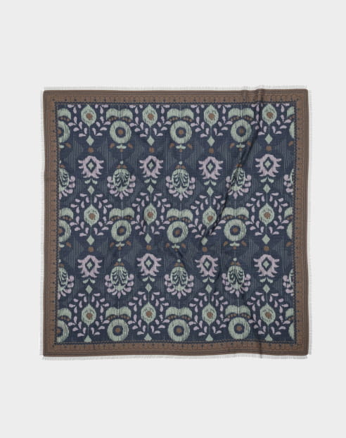 Ikat Petrol Blue