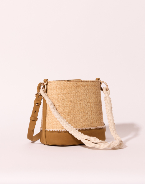 Small Marlon Ocre & Raphia