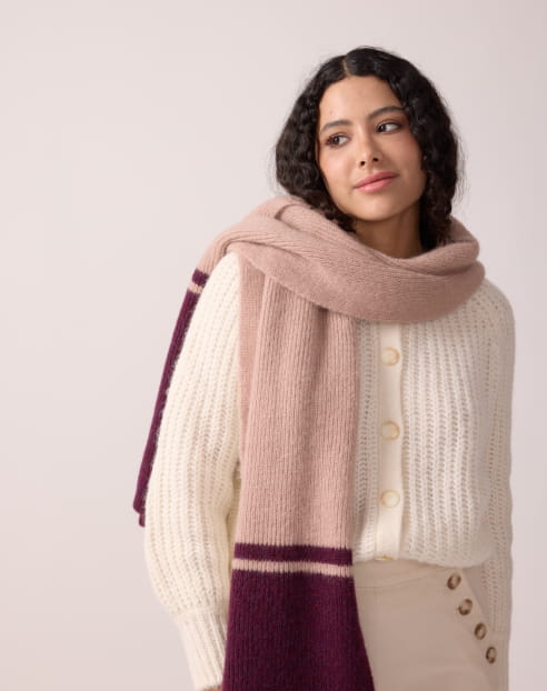 Scarf Frost Mocha & Fig