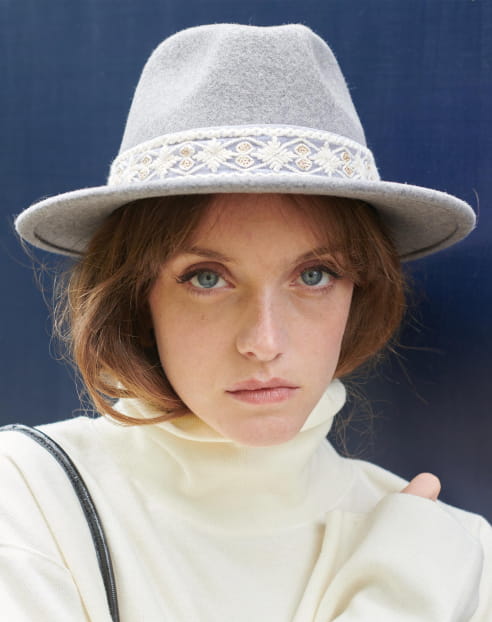 Jim Geometric Heather Grey