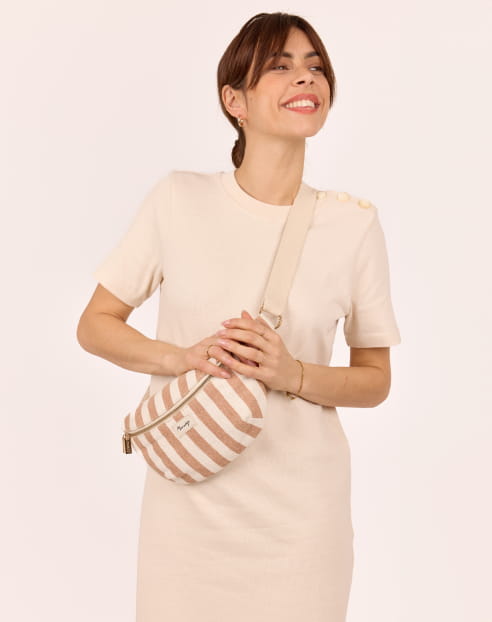 Nicole Striped Pink