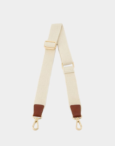 Cognac cotton strap