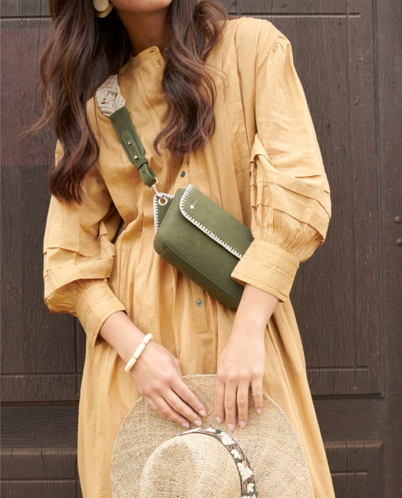 Sac banane en coton pour femme