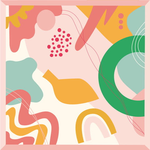 illustration abstrait coloré