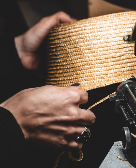 fabrication canotier en paille