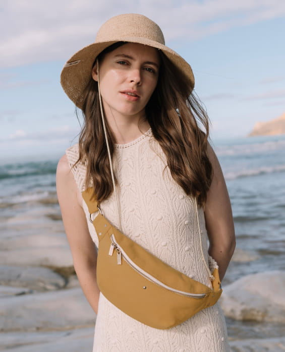 sac banane en coton pour femme