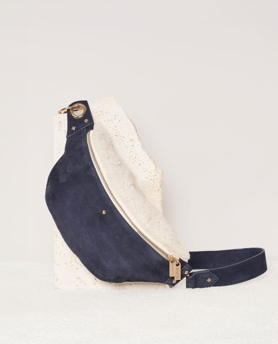 Nicole Sherpa Blue Marine