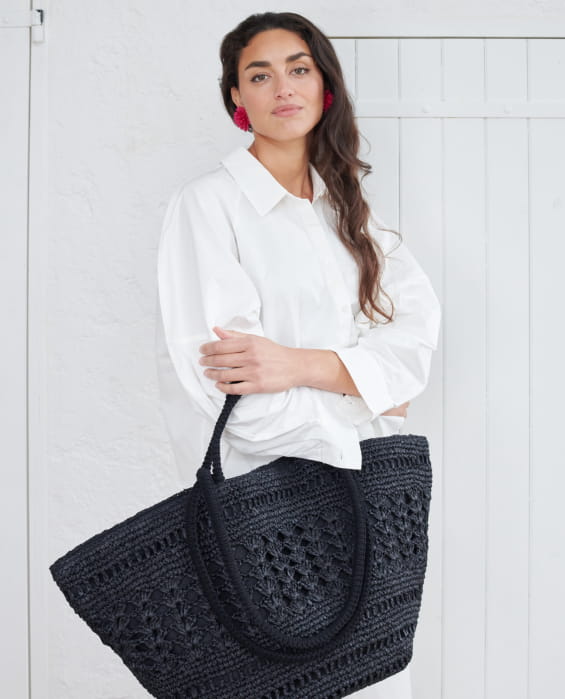 Albertine Raphia Noir