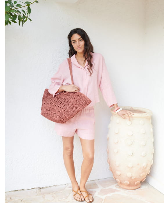 Albertine Raphia Terracotta