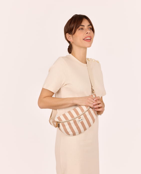 Nicole Striped Pink