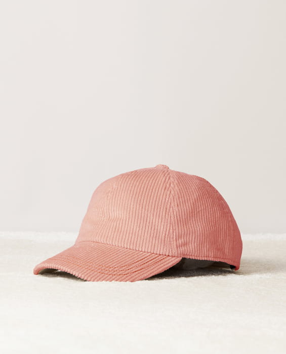 casquette en velours côtelé