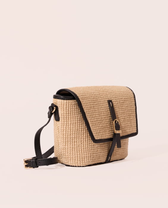 Women's Woven Jute Handbag