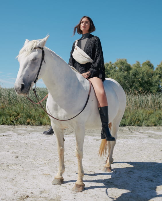 women's sherpa fanny pack