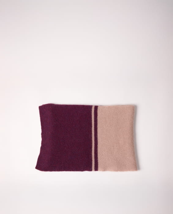 purple wool scarf for women