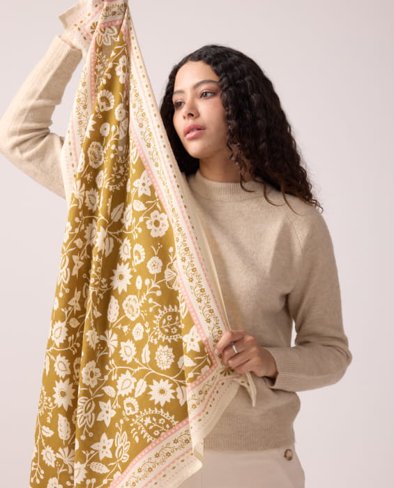 bronze bohemian scarves for women