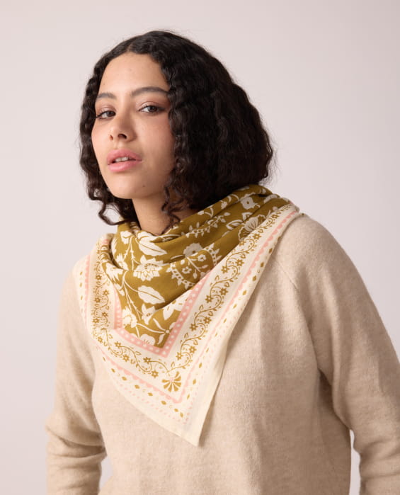 bronze bohemian scarves for women