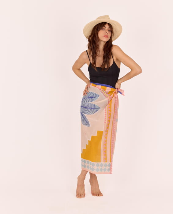 Colorful cotton scarf for women