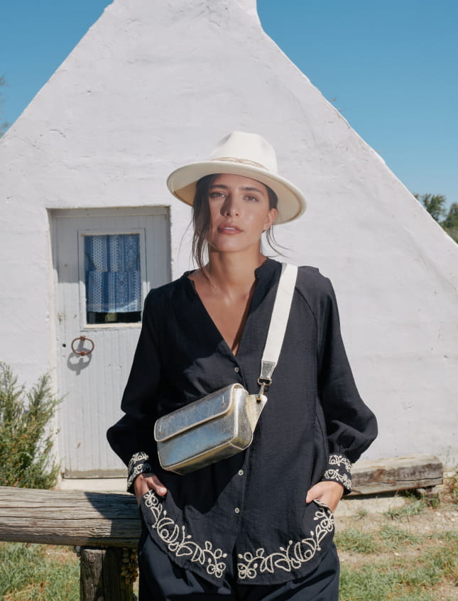 Jim Ecru Chocolate Braid