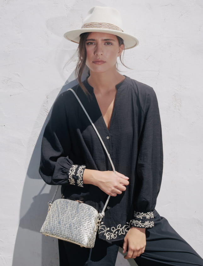 Jim Ecru Chocolate Braid