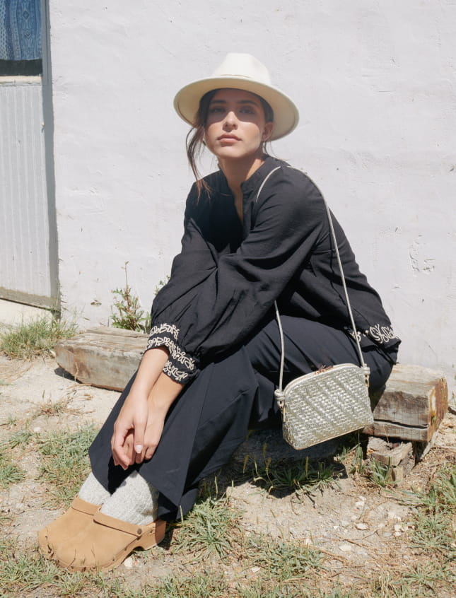 Jim Ecru Chocolate Braid