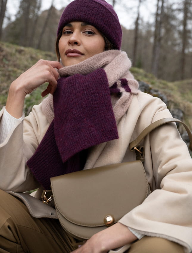 Scarf Frost Mocha & Fig