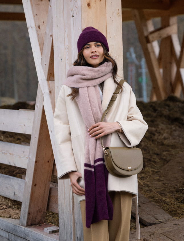 Scarf Frost Mocha & Fig