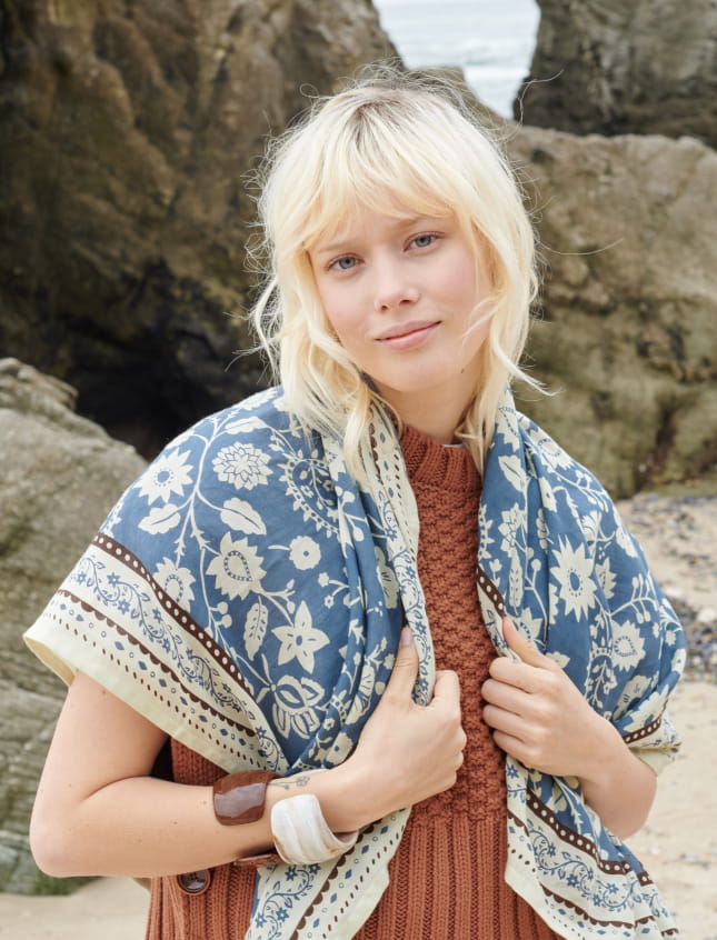 Indiennes Storm Blue