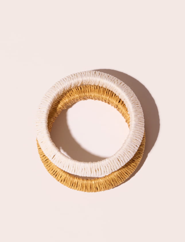 Marla Ochre and Ecru