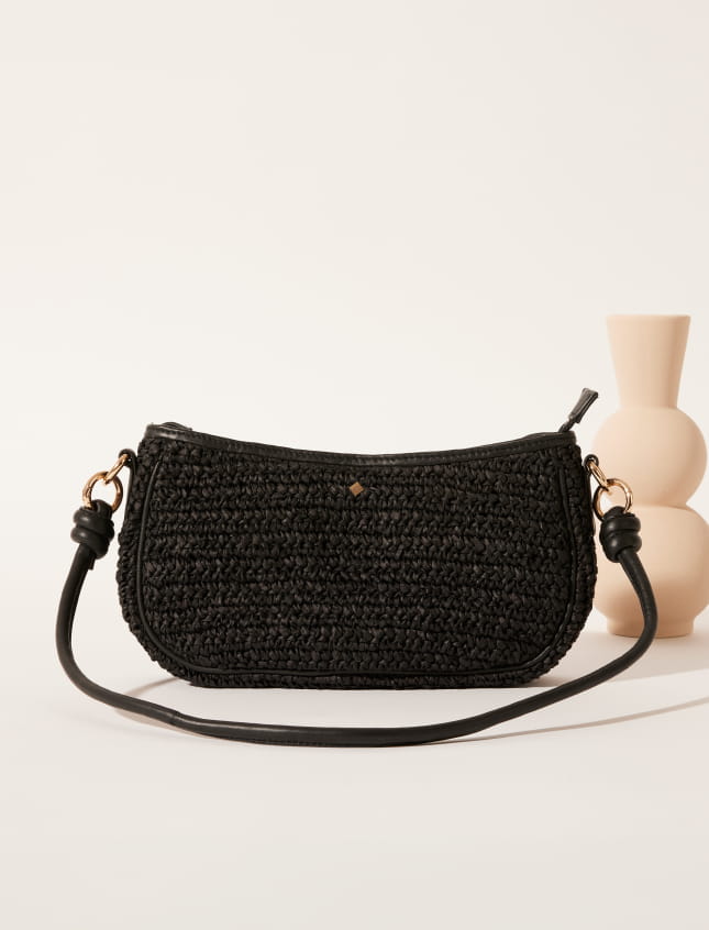 Scarlett Black Raphia