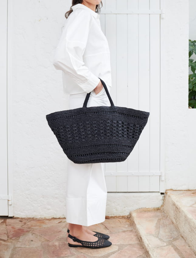 Albertine Raphia Noir