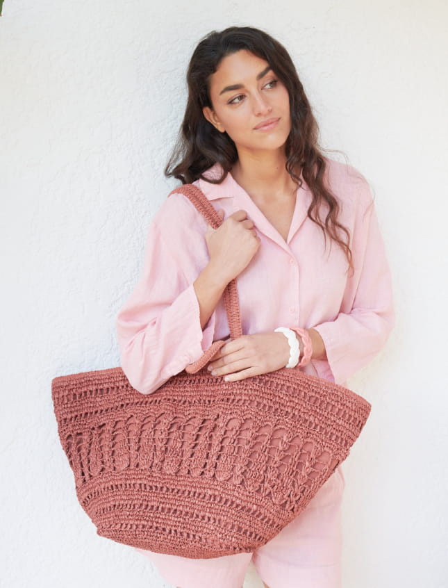 Albertine Raphia Terracotta