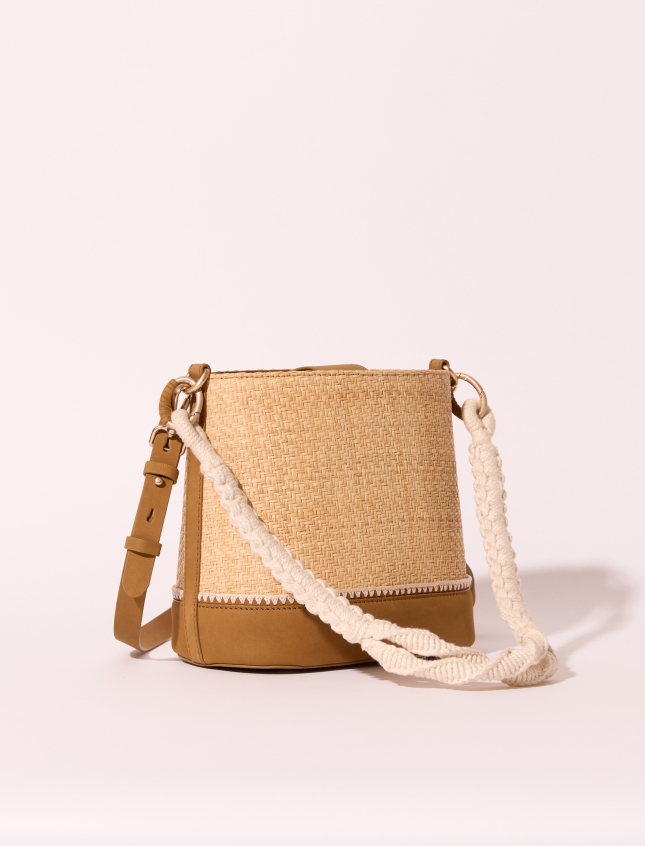 Small Marlon Ocre & Raphia