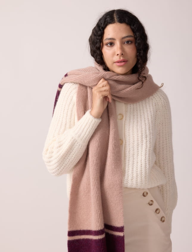 Scarf Frost Mocha & Fig