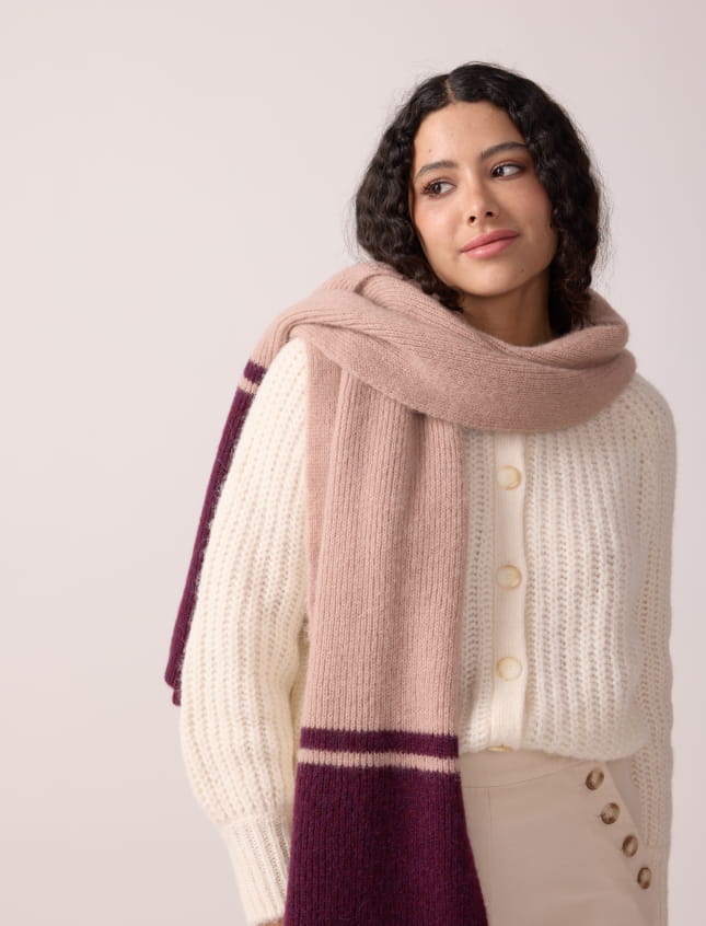 Scarf Frost Mocha & Fig