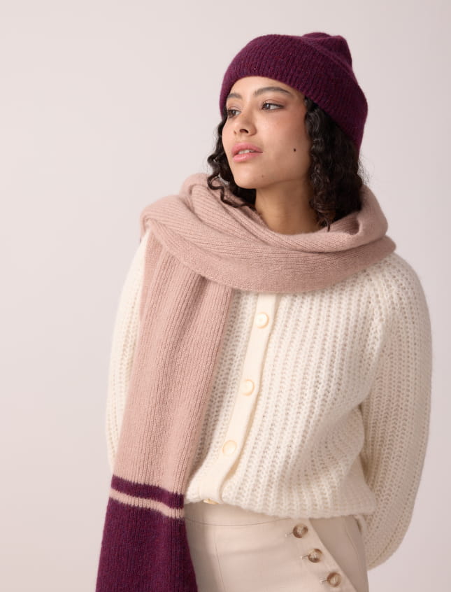 Scarf Frost Mocha & Fig