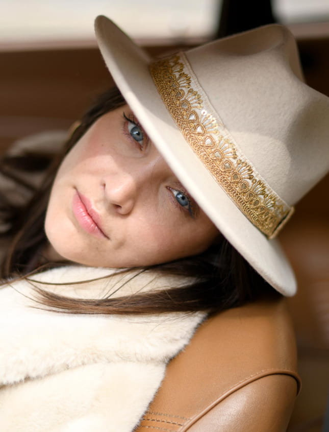 Jim Embroidered White