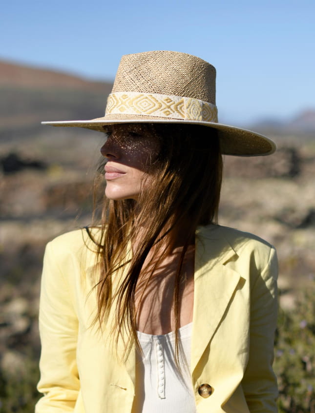 Alma Yellow and Ecru Cotton Braid