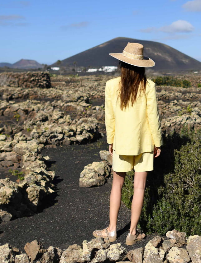 Alma Yellow and Ecru Cotton Braid