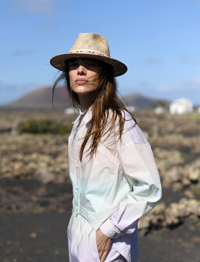 Panama Galon Indien Fleurs